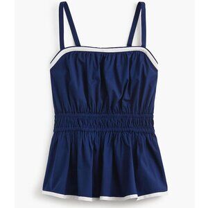 NWT - J. Crew Factory Strappy shirred top